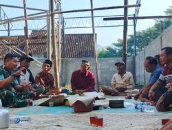 Danramil Bersama Warga Laksanakan Doa Bersama di Lokasi Pembangunan KDKMP