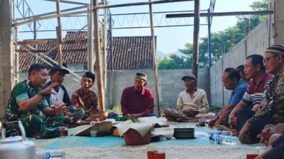 Danramil Bersama Warga Laksanakan Doa Bersama di Lokasi Pembangunan KDKMP