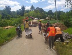 Jembatan Beton di Desa Tanjung Beringin Resmi Rampung, Kodim 0205/TK Wujudkan Akses yang Lebih Baik