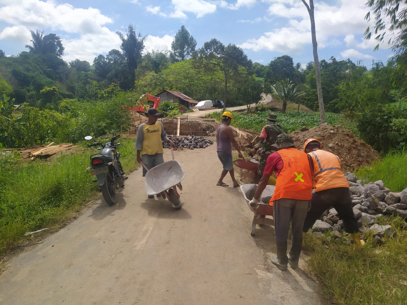 Jembatan Beton di Desa Tanjung Beringin Resmi Rampung, Kodim 0205/TK Wujudkan Akses yang Lebih Baik